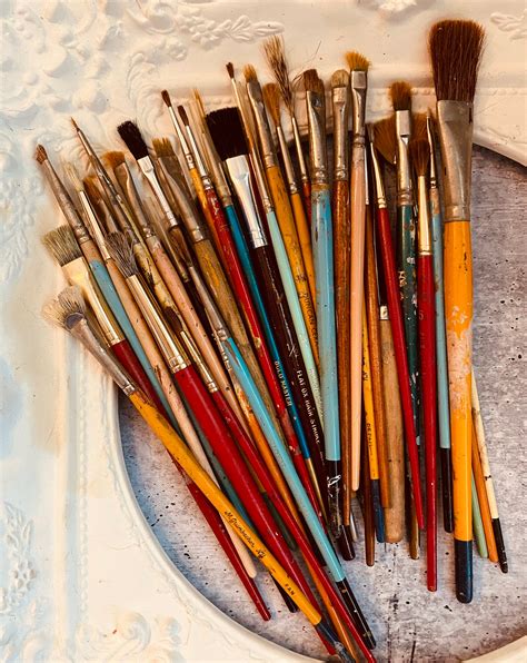 Used Paint Brushes