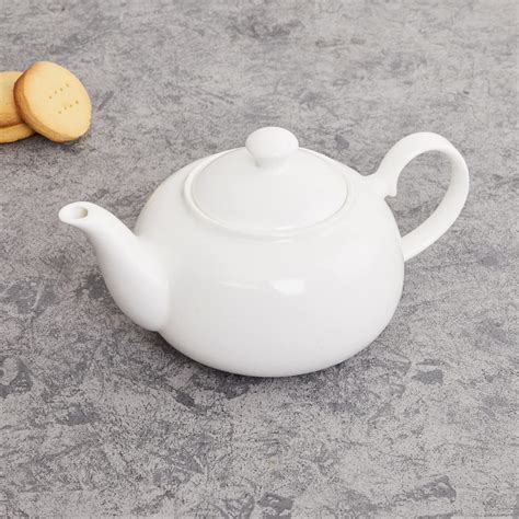 Buy Home Centre Rhodes-Stellar White Solid Bone China Tea Pot Online at ...