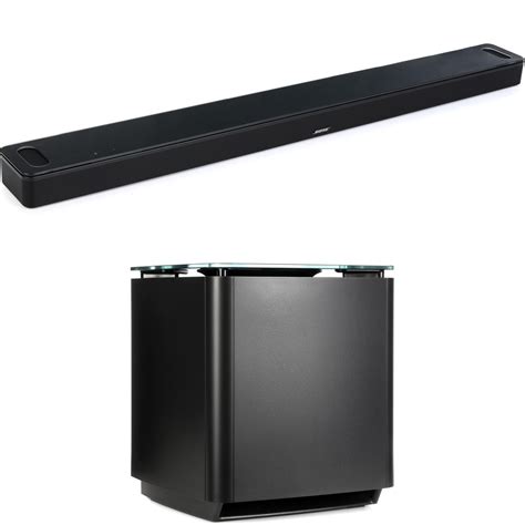 Bose Smart Ultra Soundbar with 700 Subwoofer - Black | Sweetwater
