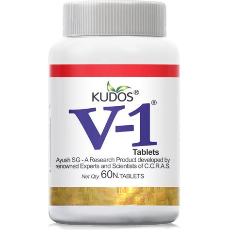 Kudos V-1, 60 Tablets Price, Uses, Side Effects, Composition - Apollo ...