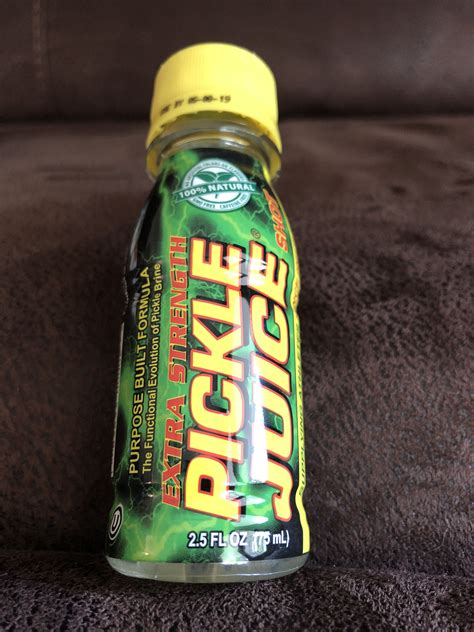 Pickle juice shot are my favorite way of getting salt in. It is 2.5oz ...