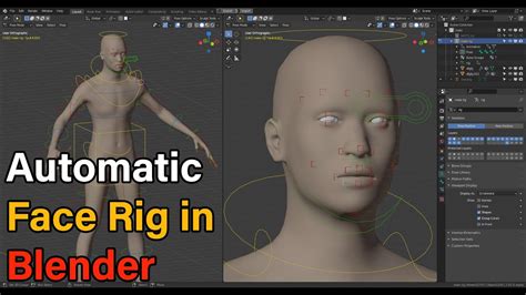 Auto Face rig in Blender