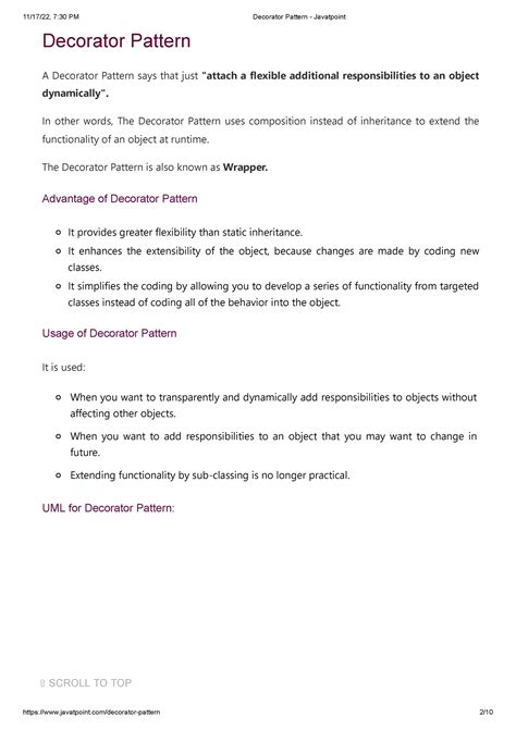 8. Decorator Pattern - Javatpoint - Decorator Pattern A Decorator ...