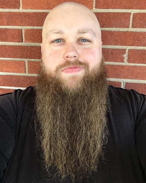 Bald Guy with Big Beard | Bald men with beards, Shaved head with beard ...