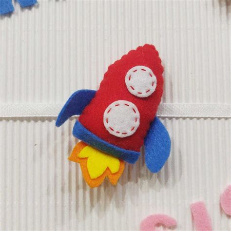 Buy Handmade Rocket Theme Felt Kids Rakhi With Roli Chawal Online On Zwende