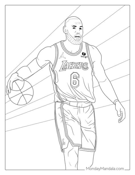 20 LeBron James Coloring Pages (Free PDF Printables)