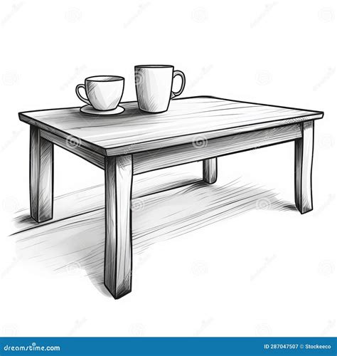 Sketch Of Table