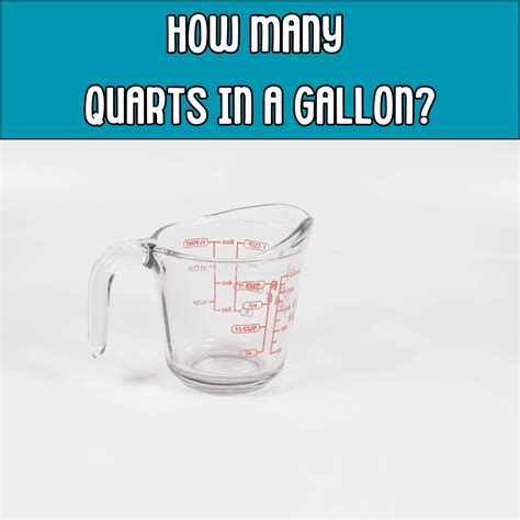 How Many Quarts in a Gallon? A Complete Guide With Conversion Table