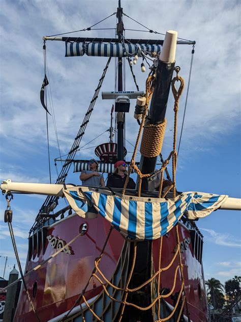 Captain Memo's Pirate Ship Boat Ride on Clearwater Beach with Kids