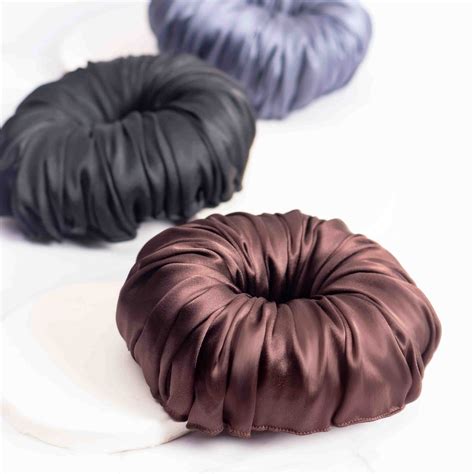 Shop Hair Donut Scrunchie – Soft Satin Donut for Hair – Hair Love India