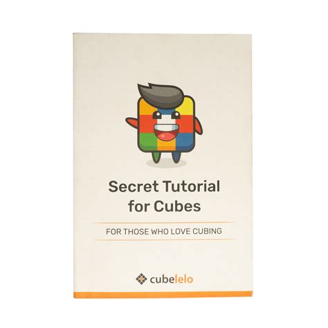 Buy Cubelelo Secret Tutorial for Cubes Book Online | Cubelelo
