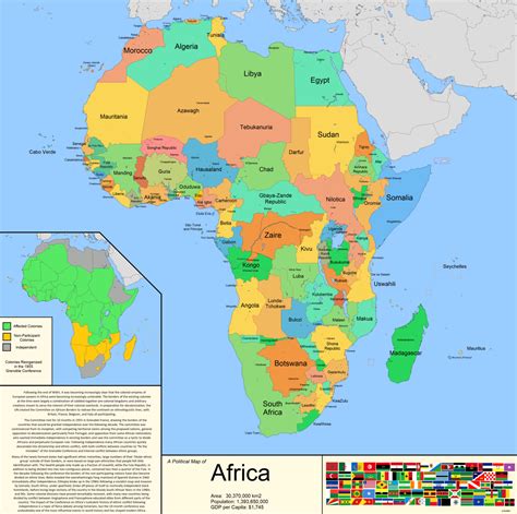 Decolonization In Africa Map To 1980