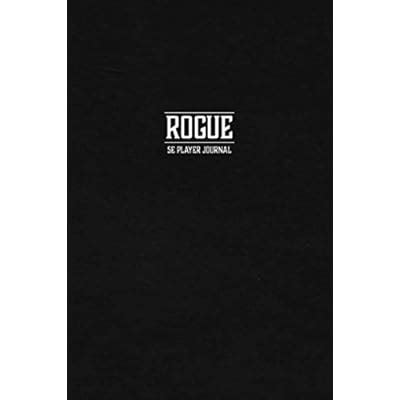 Buy 5e Player Journal - Rogue: 5e Character Sheet, Lined and Dot Grid ...