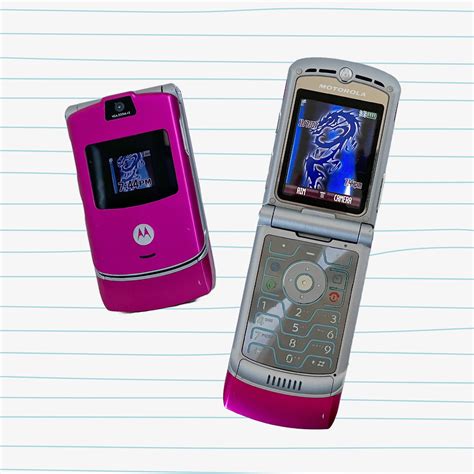 Motorola Flip Phone Pink