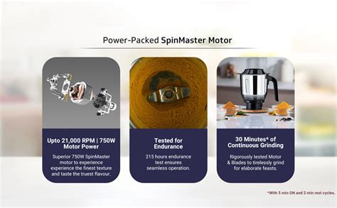 Buy V-Guard Citius 750 Watt Juicer Mixer Grinder (New Launch) | 3-Year ...