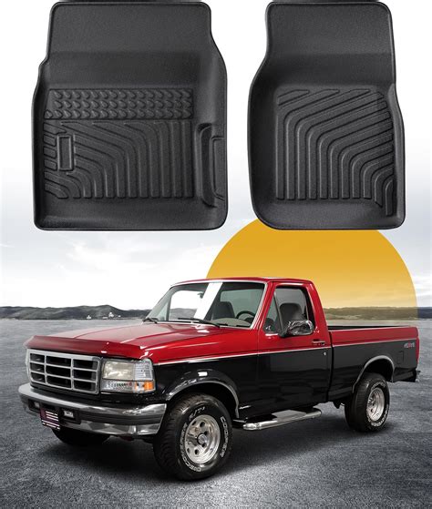 Amazon.com: All Weather Floor Mats for Ford F-150 F150/Bronco 1980-1996 ...
