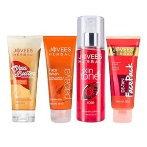 Jovees Herbal Shea butter Moisturiser (50g) + Papaya Face wash (50ml ...