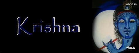 Lord Krishna Dark Facebook Cover