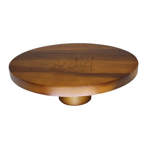 แท่นโชว์เค้กไม้จามจุรี 12" ( 30.5x30.5x11 cm. ) - ขายส่ง-ปลีก จานชาม ...