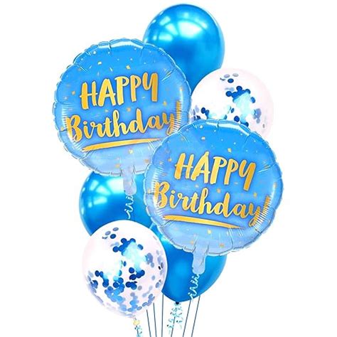 Party Propz Bluey Theme Birthday Balloons for Decoration - 10 Pcs Happy ...