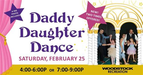 Daddy Daughter Dance at Woodstock Rec Center, Woodstock Recreation ...