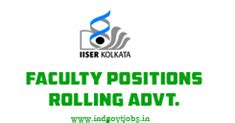IISER Kolkata Recruitment December 2013 Faculty, System Administrator ...