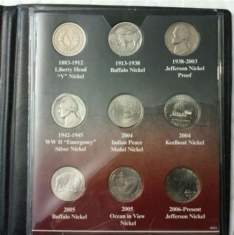 100 Years of American Nickels - 1883 - 2006 A.D. with a Silver and ...