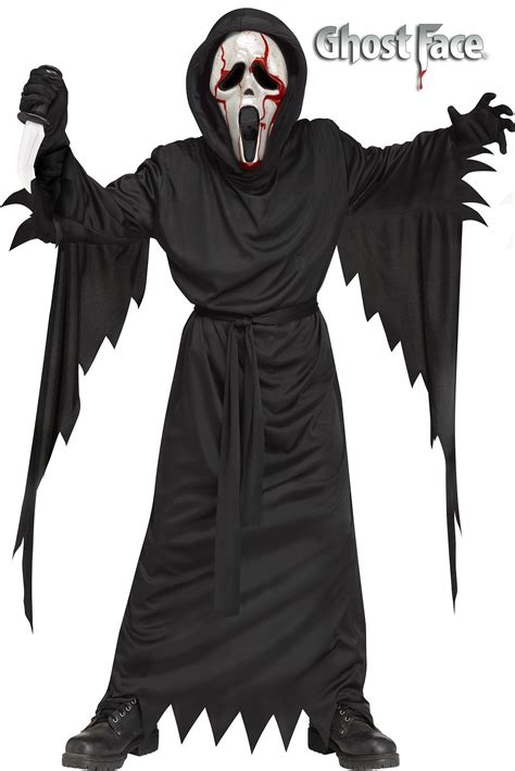 Bleeding GhostFace Child Costume - Screamers Costumes
