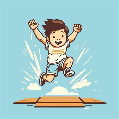 Jump Over Cartoon 的图像结果