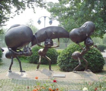青岛玻璃钢雕塑蚂蚁雕塑，玻璃钢昆虫雕塑 - 泽锐 - 九正建材网