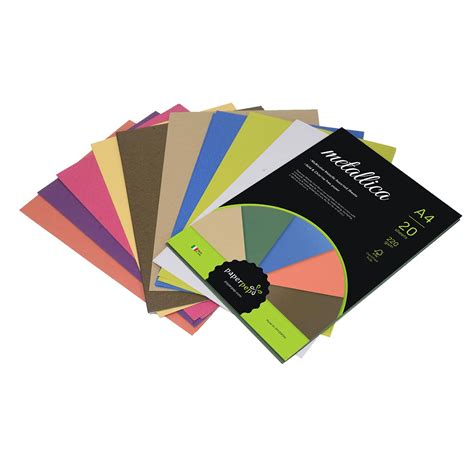 Paper Pep Craft Collection Card Stock Metallic, A4 Sheets, 220GSM ...