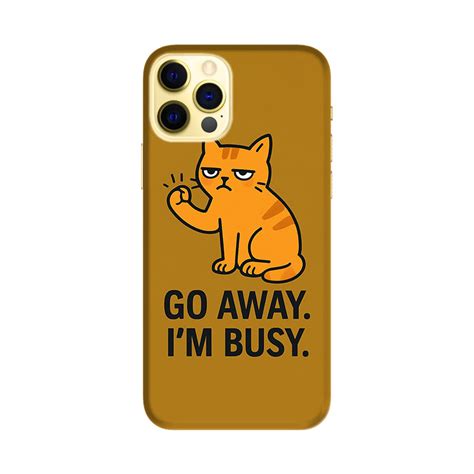 Buy Go Away i'm Busy Slim Hard Case | Roars Club