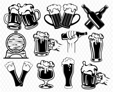 Pint Glass Clip Art Black And White