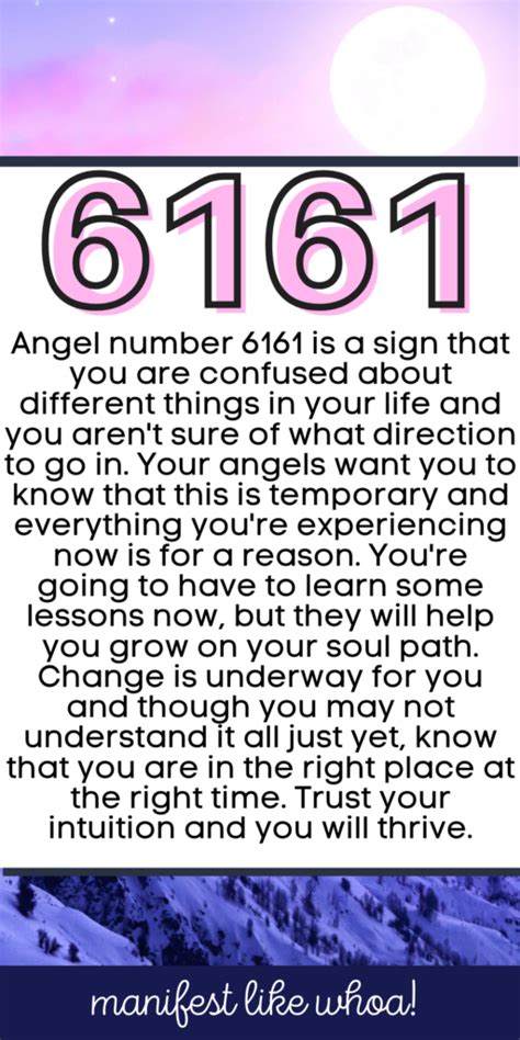 6161 Angel Number Meaning For Manifestation