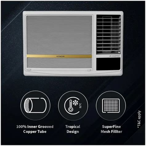 Flipkart.com | Buy Hitachi 2025 Model 1.5 Ton 3 Star Window Inverter AC ...