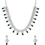 Buy Yellow Chimes Pink AD/American Diamond Studded 18k Gold Plated ...