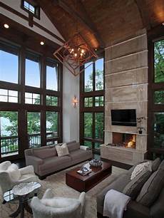 Contemporary Rustic Decor by Modern Rustic Lake House In Lake Bluff Lodge Contemporary Rustic Decor