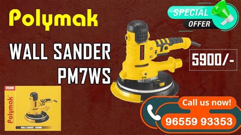 Polymak Orbital Sander PM7WS | Lion Tools Mart