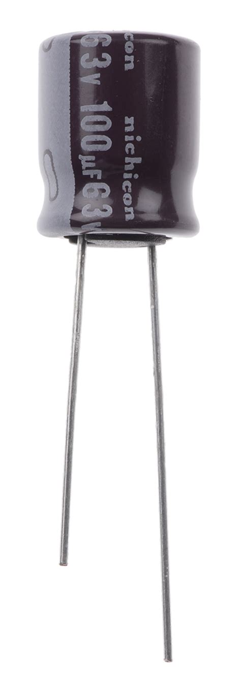 UPS1J101MPD Nichicon | Nichicon 100μF Aluminium Electrolytic Capacitor ...