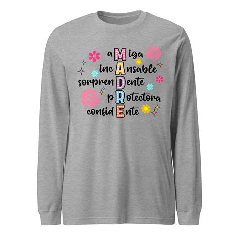 Madre Definition Long Sleeve Tee for Latina Moms - House of Locos
