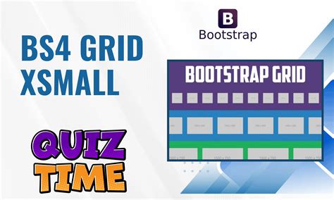 Bootstrap 4 Grid Extra Small Quiz | 10 MCQs on XS Layout
