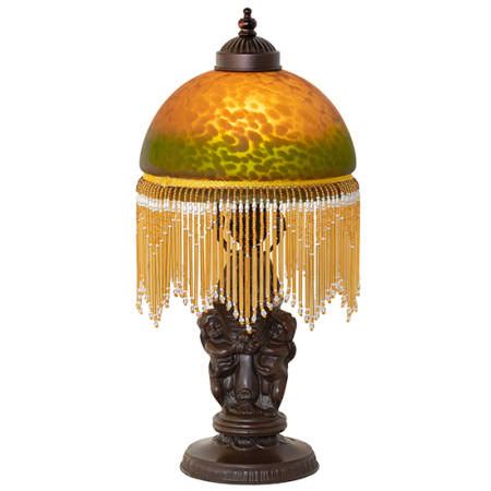Meyda Tiffany 260711 Roussillon Cherub 17" Tall Buffet Table Lamp ...