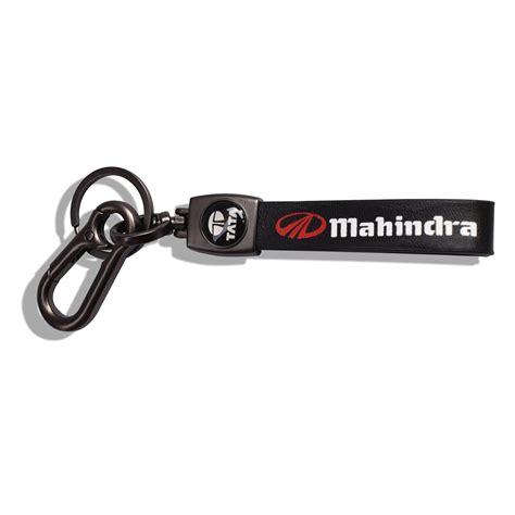 Mahindra Leather Keychain
