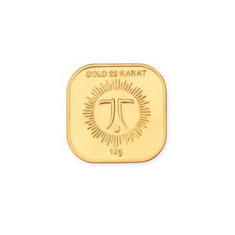 Goddess Lakshmiji's Feet 10 gram Gold Coin