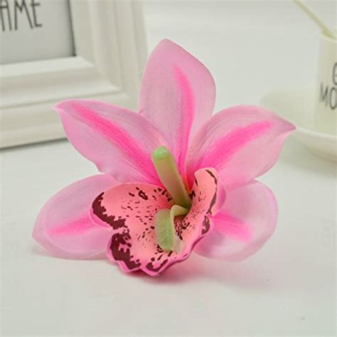 Buy dark pink : 5pcs Artificial Flower cheap Head For home Wedding ...