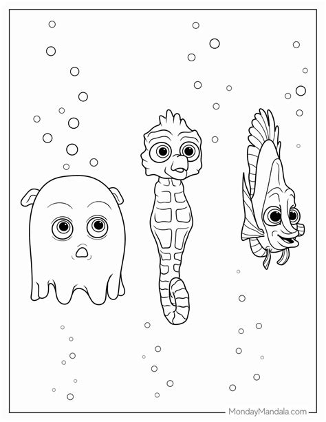 28 Finding Nemo Coloring Pages (Free PDF Printables)