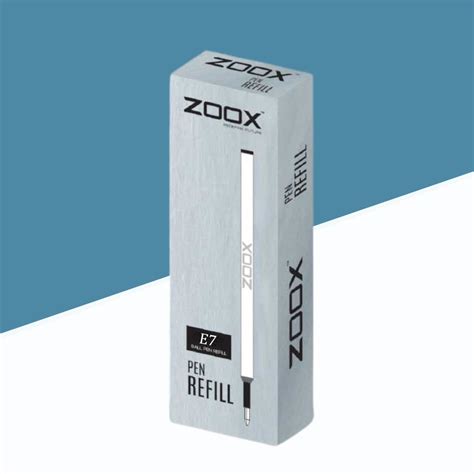 (5 Pcs.) Zoox E7 Pen Refill -Blue Ink, Smooth Writing With High-Qualit ...