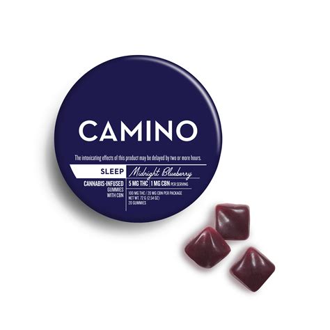Camino | (Sleep) Midnight Blueberry 5:1 Thc:Cbn | (20 Pcs) | Fire & Oak ...