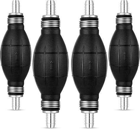 Buy 4 Pieces Black Primer Bulb Rubber Fuel Pump Transfer Vacuum Fuel ...