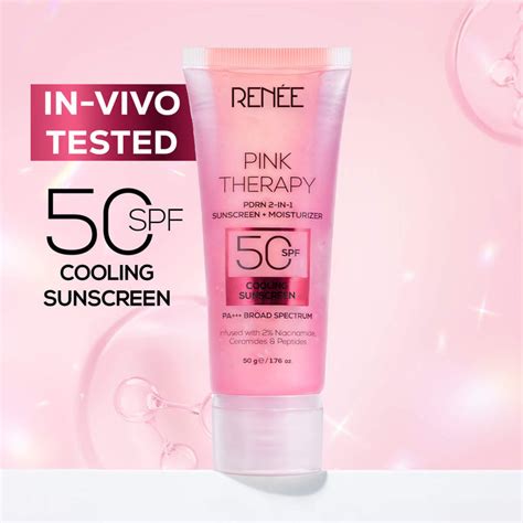RENEE Pink Therapy PDRN 2-In-1 Sunscreen + Moisturizer | In-Vivo Tested ...